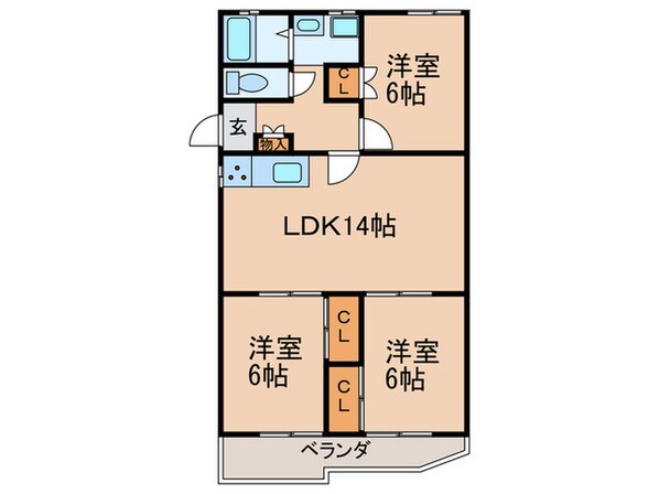 ＵＮＡＸ－Ⅰの物件間取画像